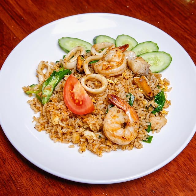 Seafood Fried Rice.