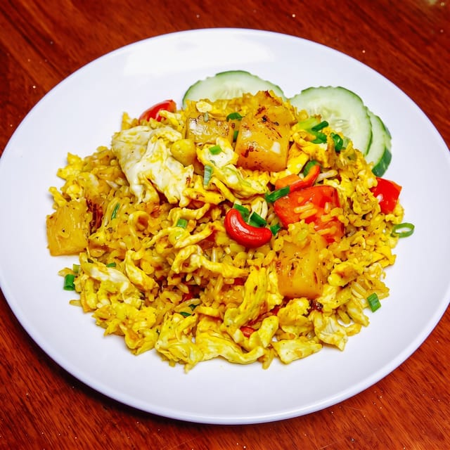 Curry Pineapple Fried Rice.