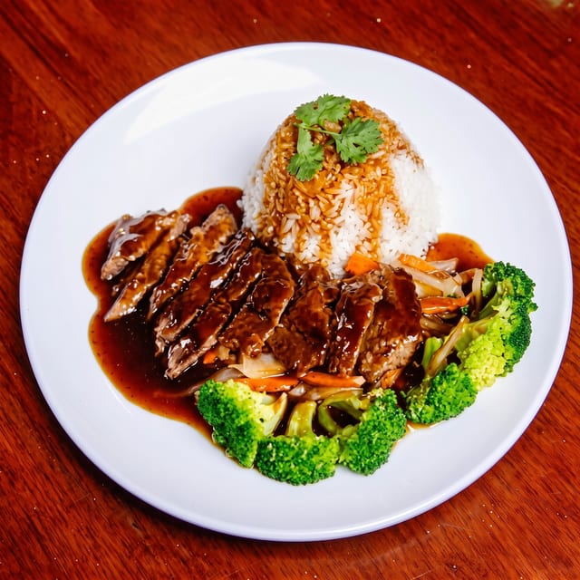Teriyaki Flank Steak.